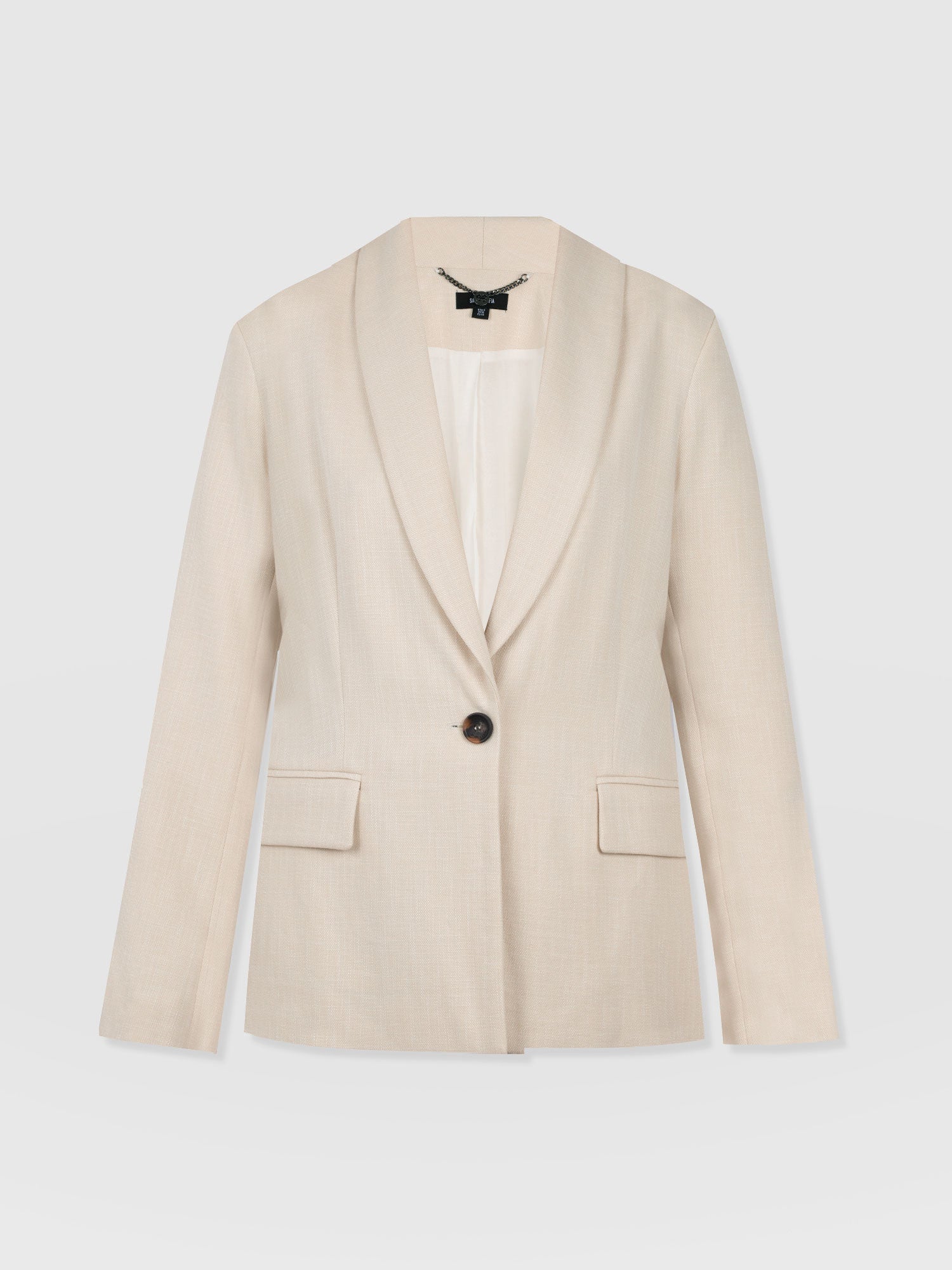 Argent Blazer - Cream - Women's Jackets | Saint + Sofia® EU