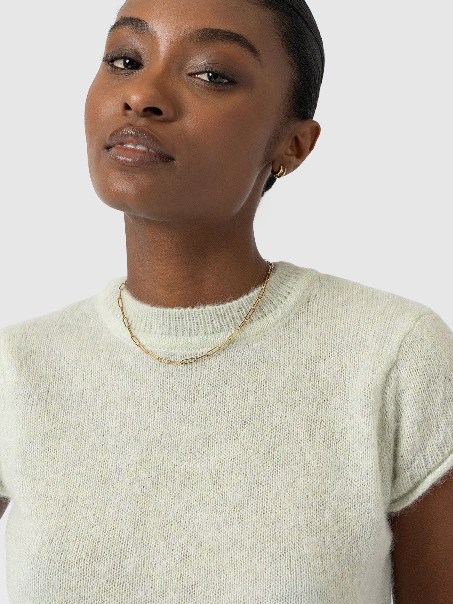 Ariella Baby Tee - Mint - Women's Jumpers | Saint + Sofia® EU