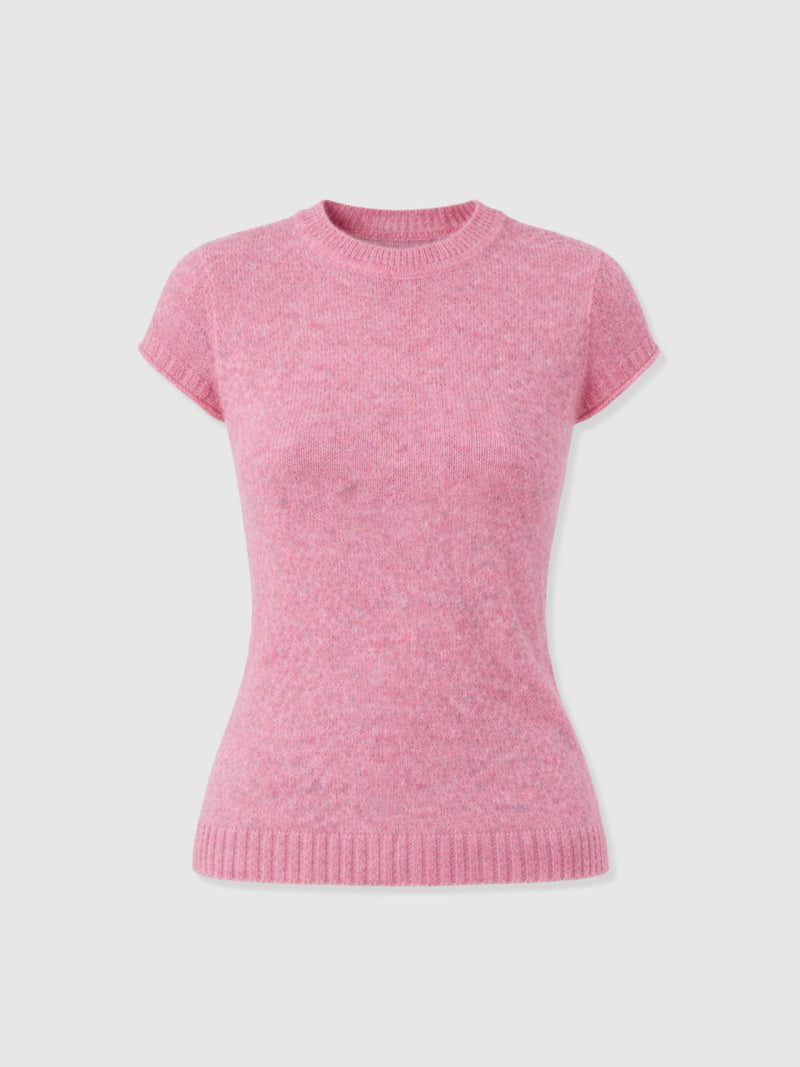 Ariella Baby Tee - Pink - Women's Jumpers | Saint + Sofia® EU