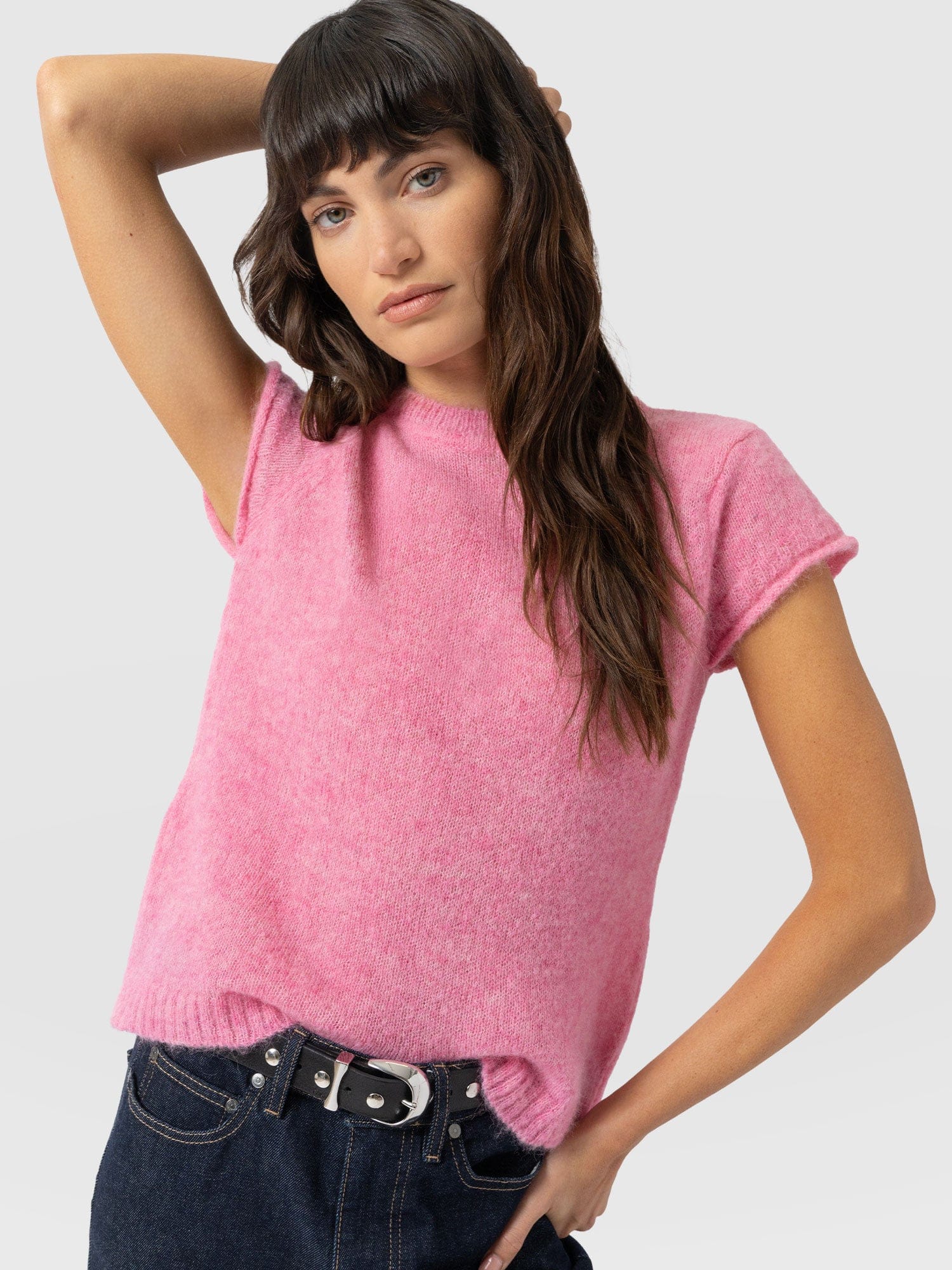Ariella Baby Tee - Pink - Women's Jumpers | Saint + Sofia® EU