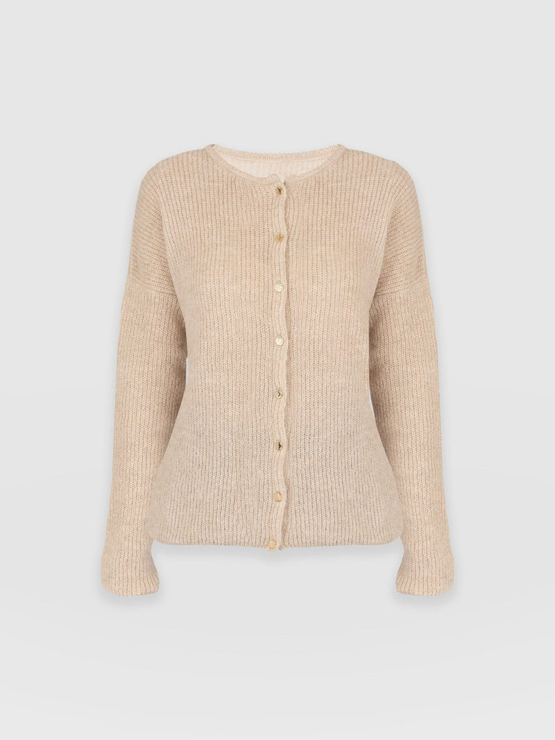 Ariella Cardigan Beige - Women's Cardigans | Saint + Sofia® EU