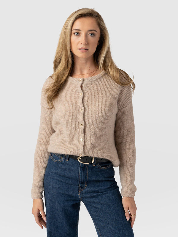 Ariella Cardigan Beige - Women's Cardigans | Saint + Sofia® EU