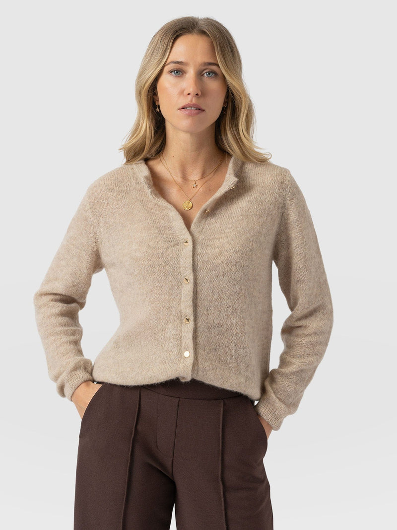 Ariella Cardigan Beige - Women's Cardigans | Saint + Sofia® EU
