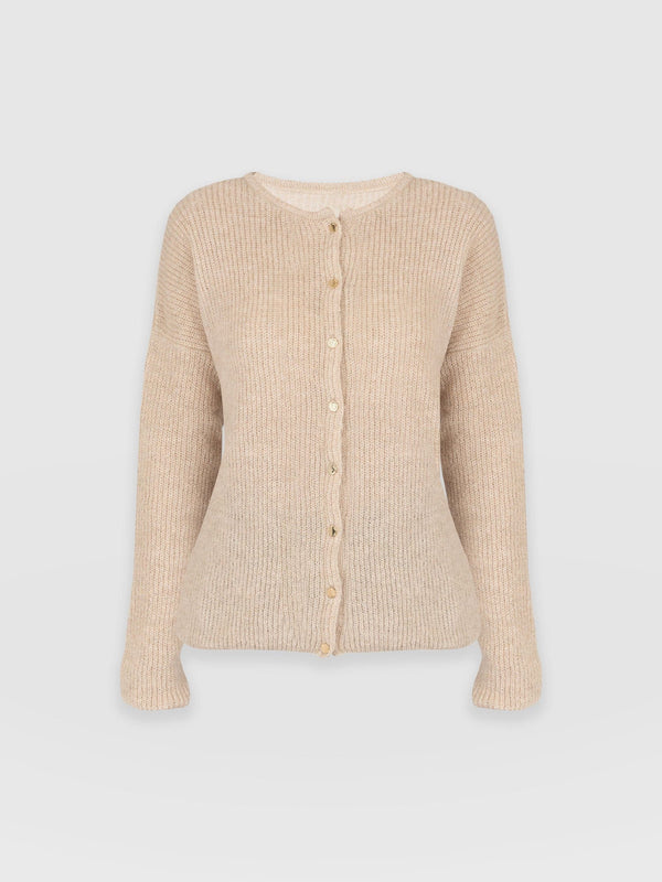Ariella Cardigan Beige - Women's Cardigans | Saint + Sofia® EU