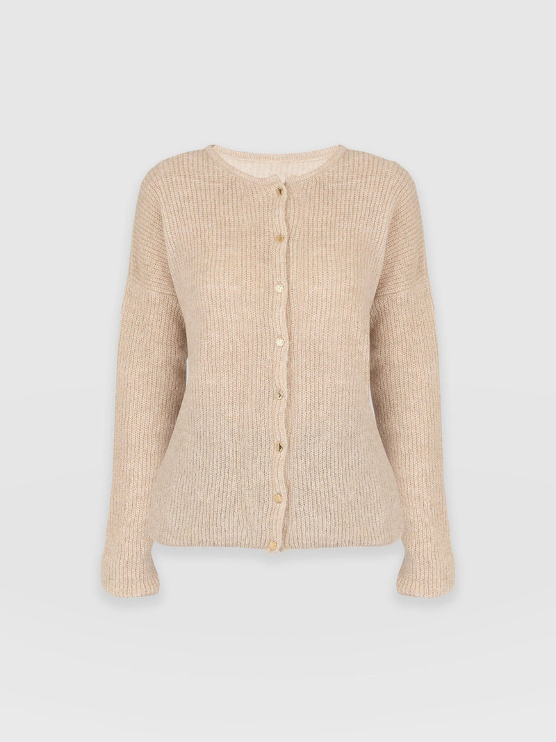 Ariella Cardigan Beige - Women's Cardigans | Saint + Sofia® EU