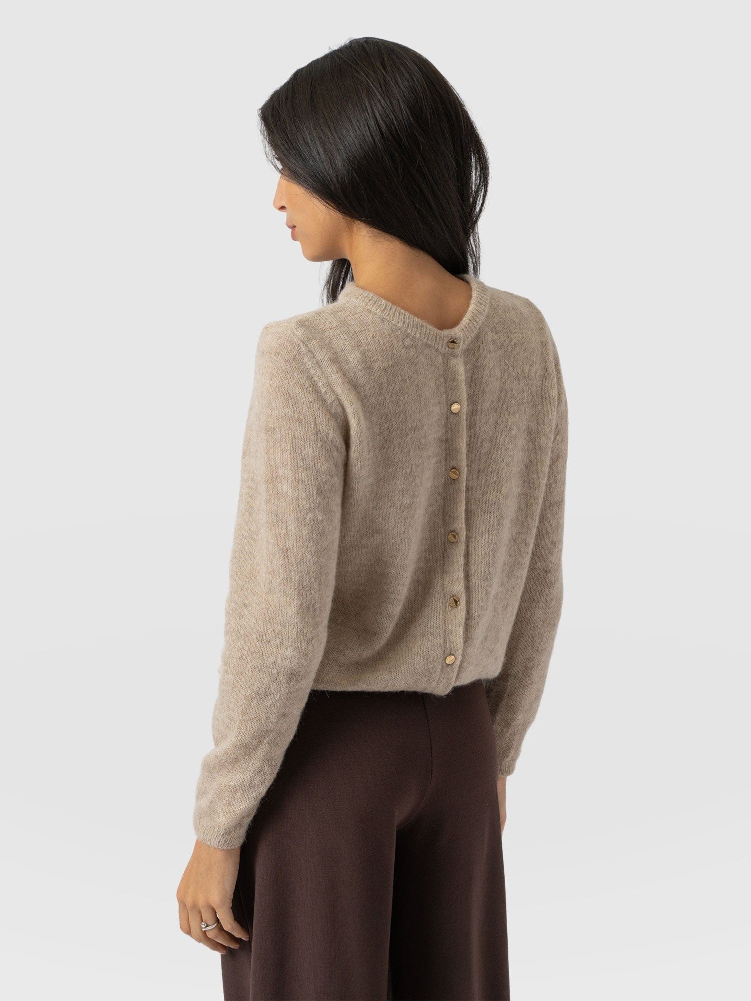 Ariella Cardigan Beige - Women's Cardigans | Saint + Sofia® EU