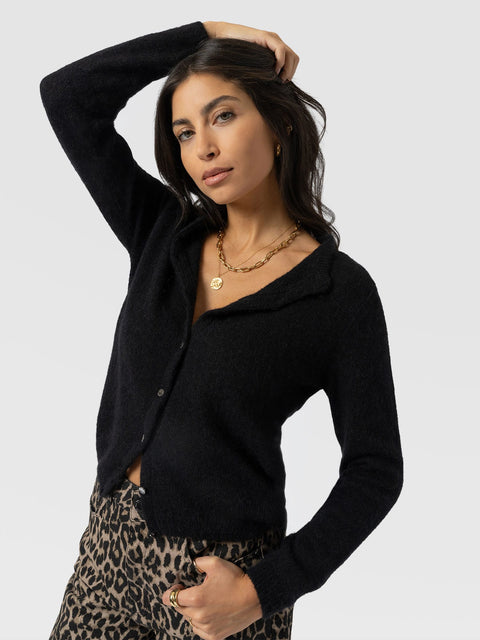 Ariella Cardigan - Black - Women's Jumpers | Saint and Sofia® EU