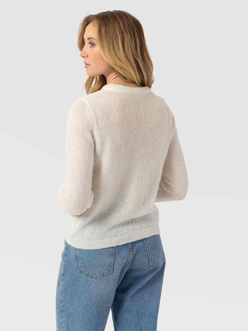Ariella Cardigan - Cream - Women's Jumpers | Saint + Sofia® EU