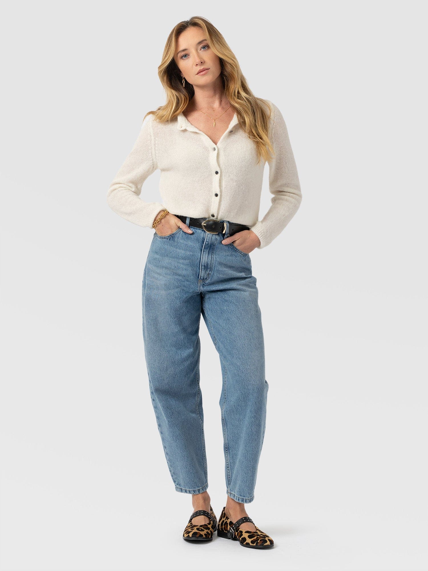 Ariella Cardigan - Cream - Women's Jumpers | Saint + Sofia® EU