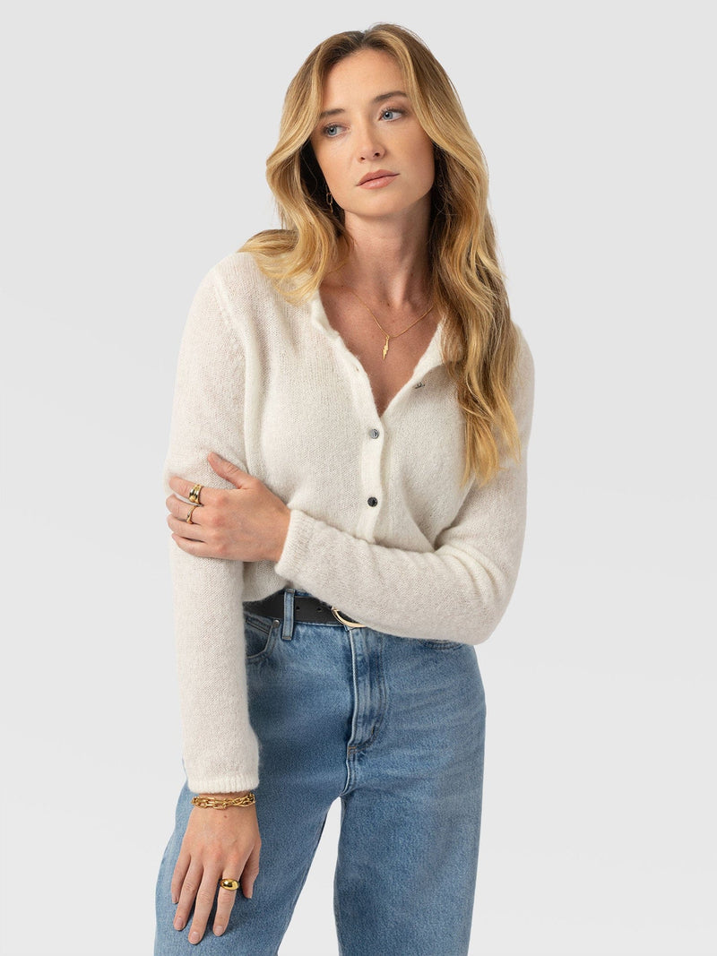 Ariella Cardigan - Cream - Women's Jumpers | Saint + Sofia® EU