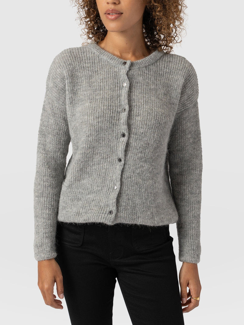 Ariella Cardigan Grey - Women's Cardigans | Saint + Sofia® EU