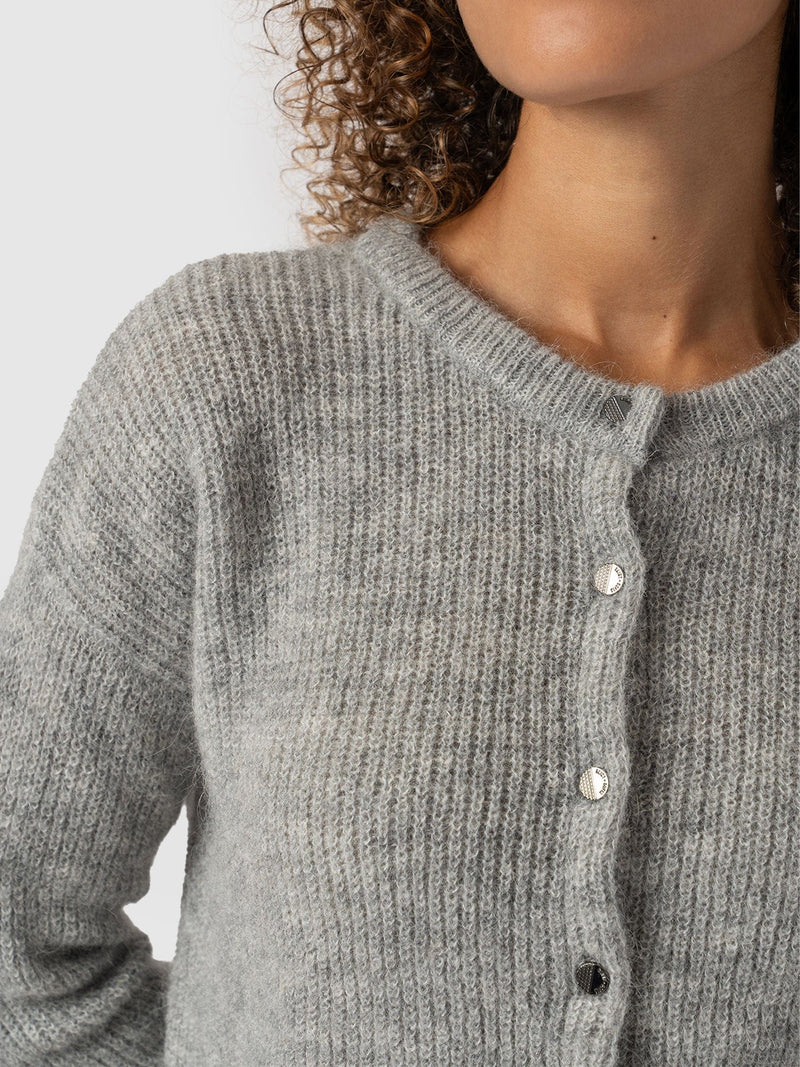 Ariella Cardigan Grey - Women's Cardigans | Saint + Sofia® EU