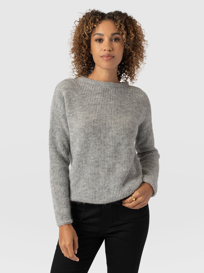 Ariella Cardigan Grey - Women's Cardigans | Saint + Sofia® EU