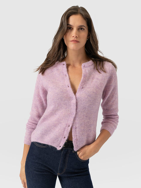 Ariella Cardigan - Lilac Pink - Women's Jumpers | Saint and Sofia® EU