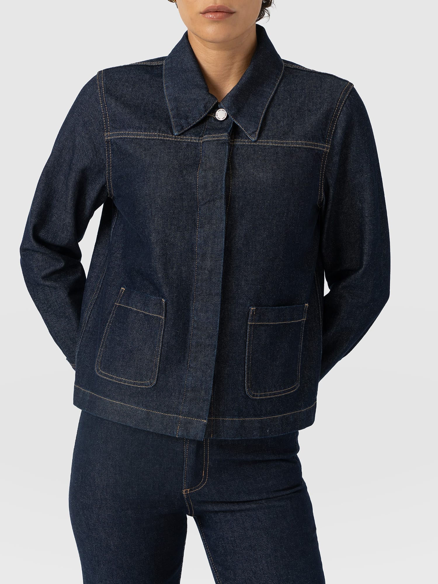 Arnette Denim Shacket - Indigo - Women's Jeans | Saint and Sofia® EU