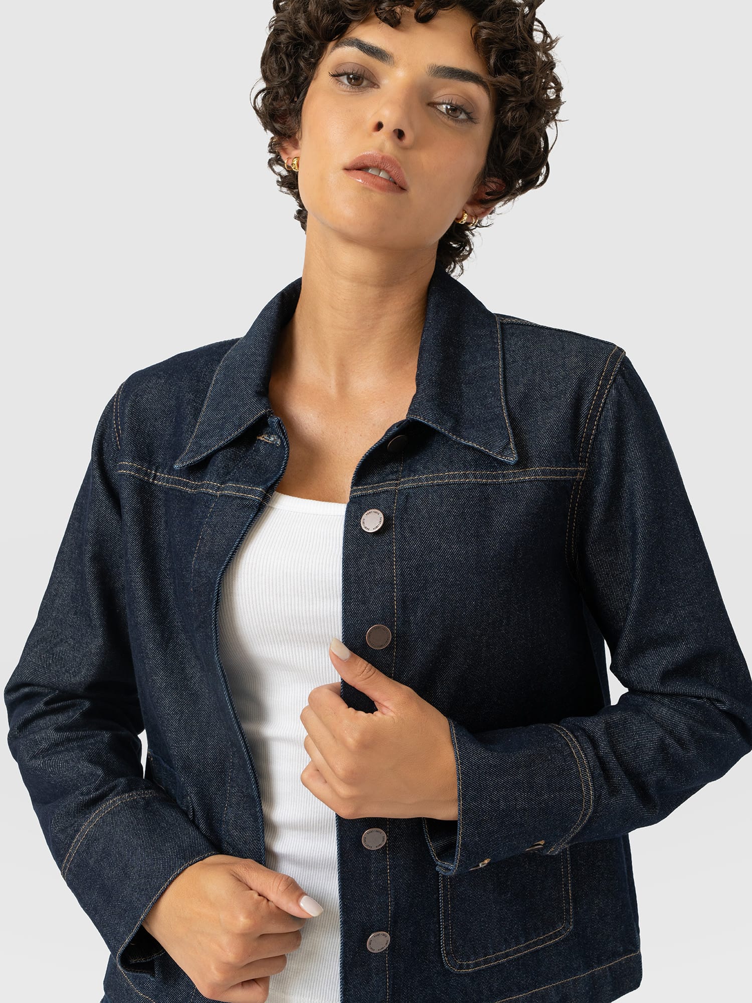 Arnette Denim Shacket - Indigo - Women's Jeans | Saint and Sofia® EU