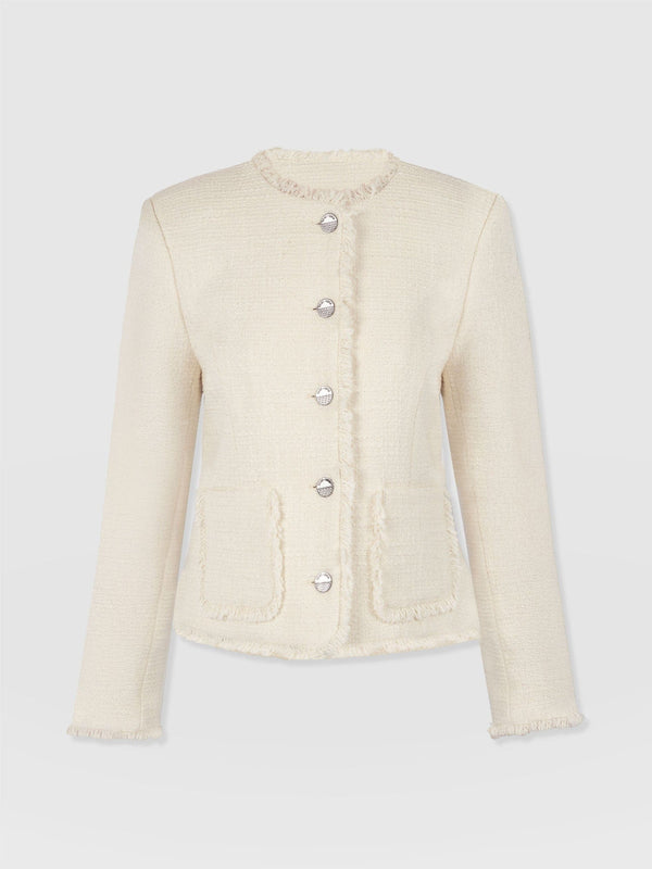 Ashby Jacket - Cream - Women's Jackets | Saint + Sofia® EU