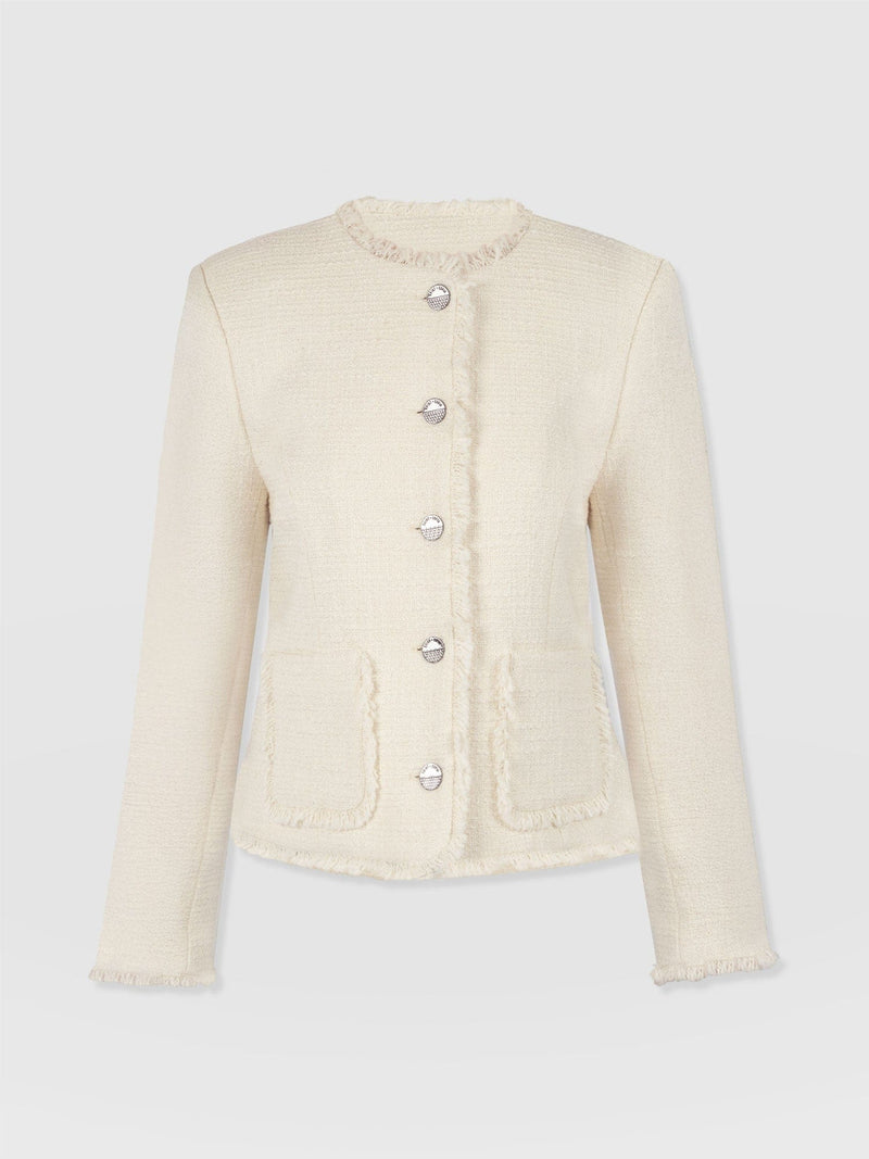 Ashby Jacket - Cream - Women's Jackets | Saint + Sofia® EU