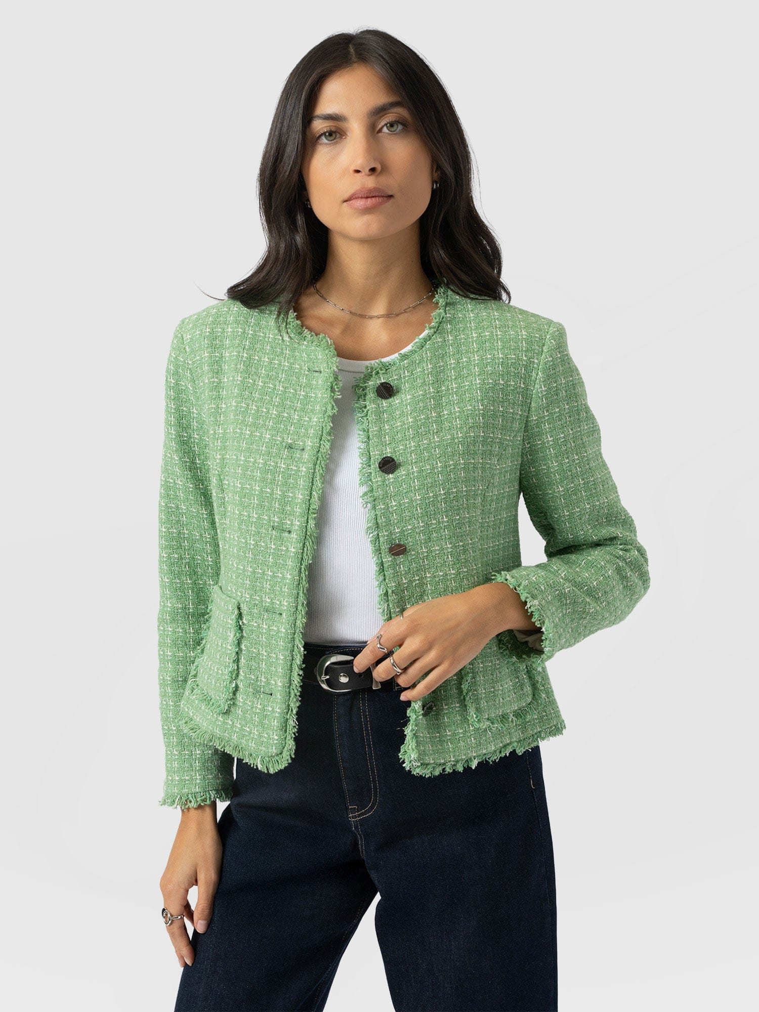 Ashby Jacket - Mint - Women's Jackets | Saint + Sofia® EU