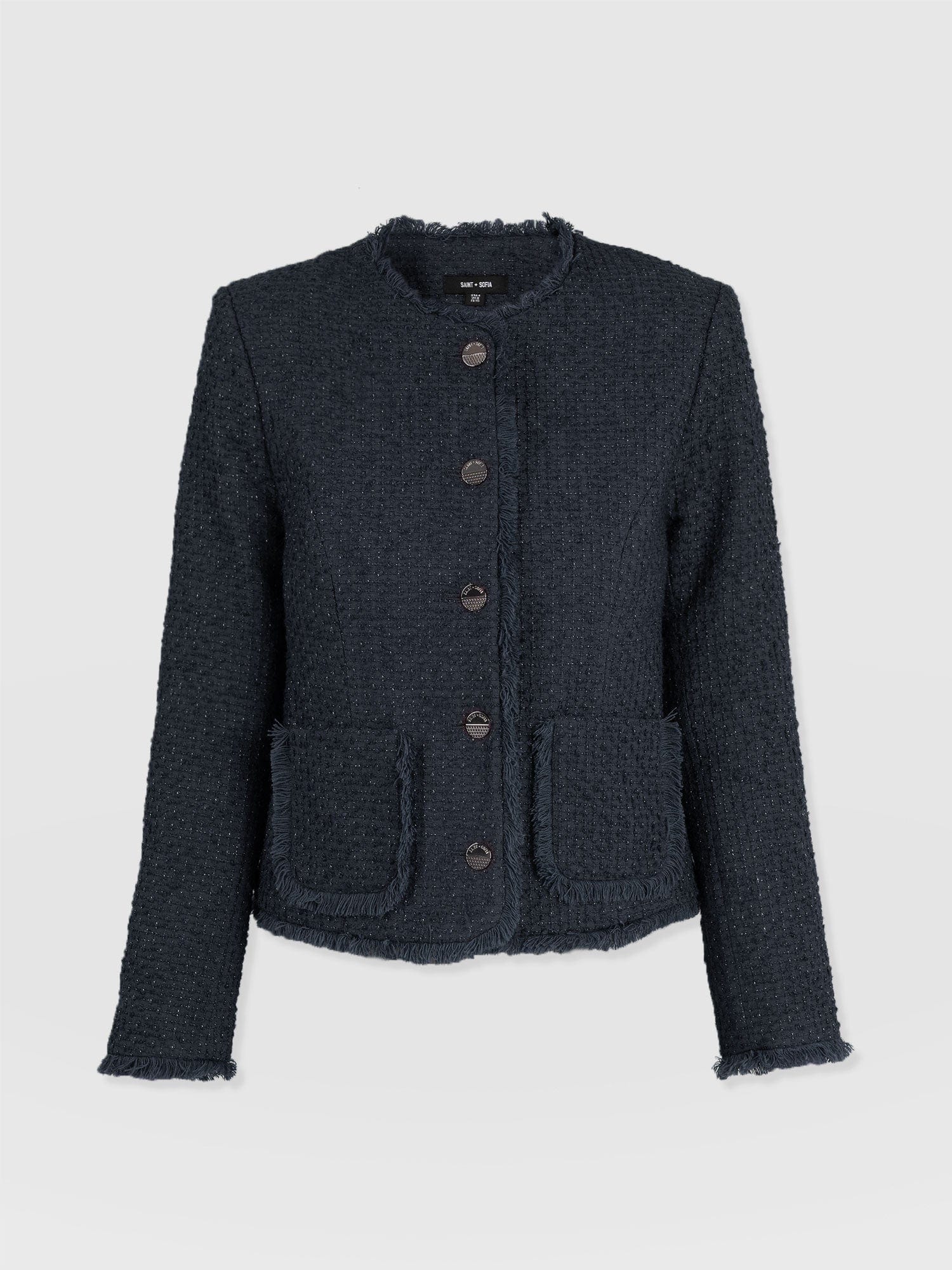 Ashby Jacket Navy - Women's Jackets | Saint + Sofia® EU