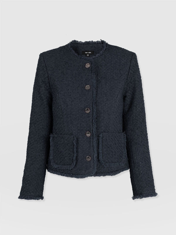 Ashby Jacket Navy - Women's Jackets | Saint + Sofia® EU