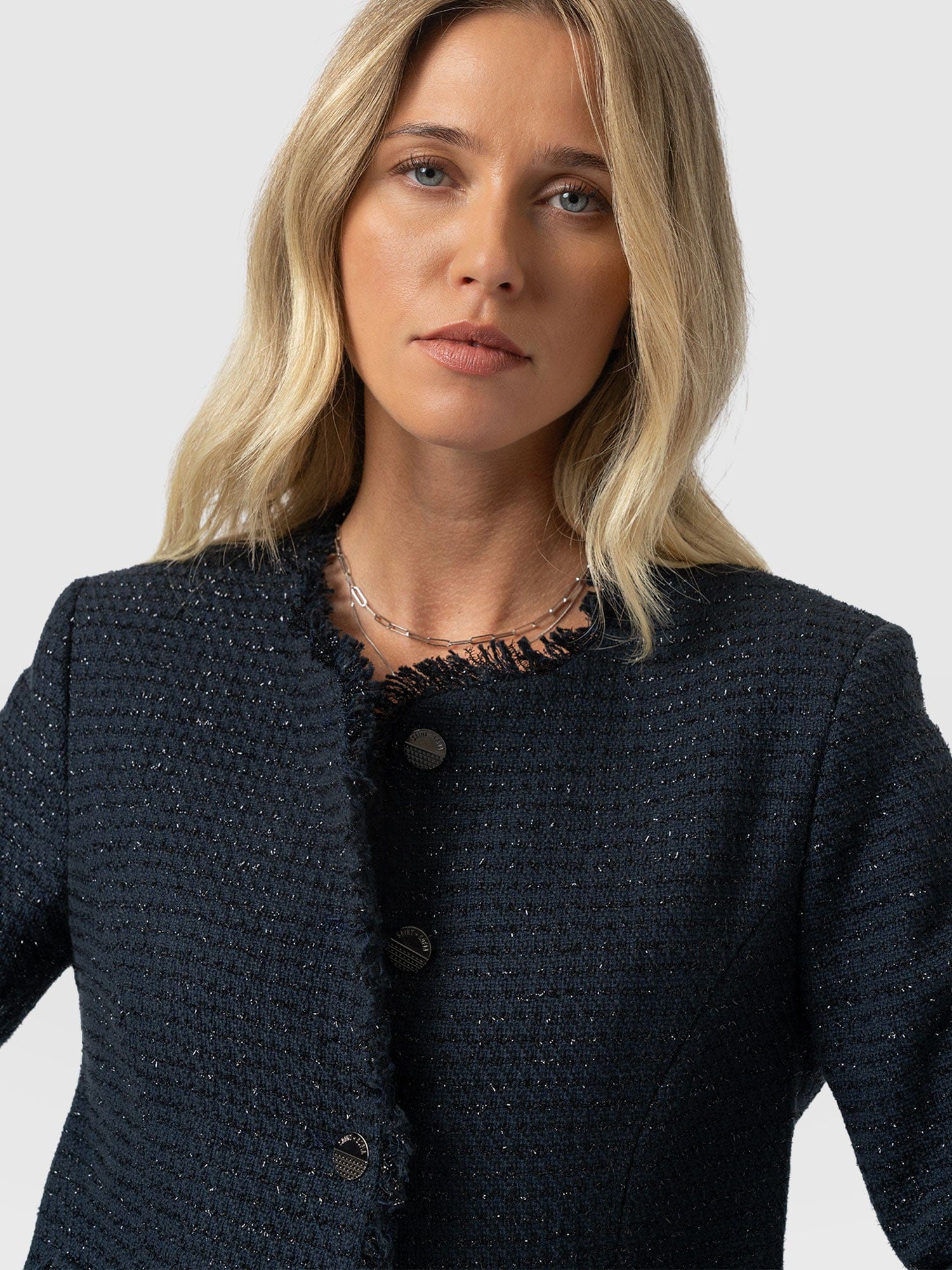 Ashby Jacket Navy - Women's Jackets | Saint + Sofia® EU