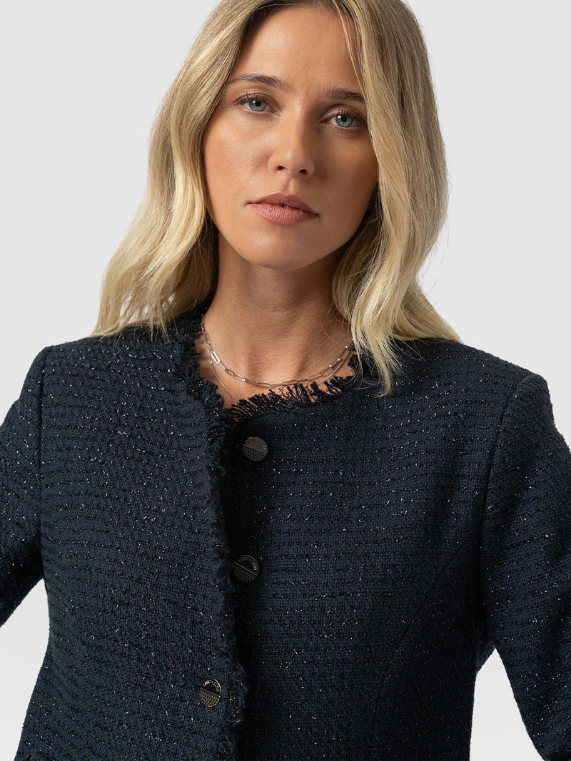 Ashby Jacket Navy - Women's Jackets | Saint + Sofia® EU