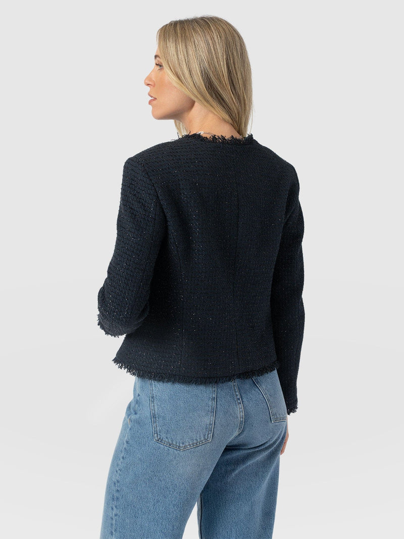 Ashby Jacket Navy - Women's Jackets | Saint + Sofia® EU