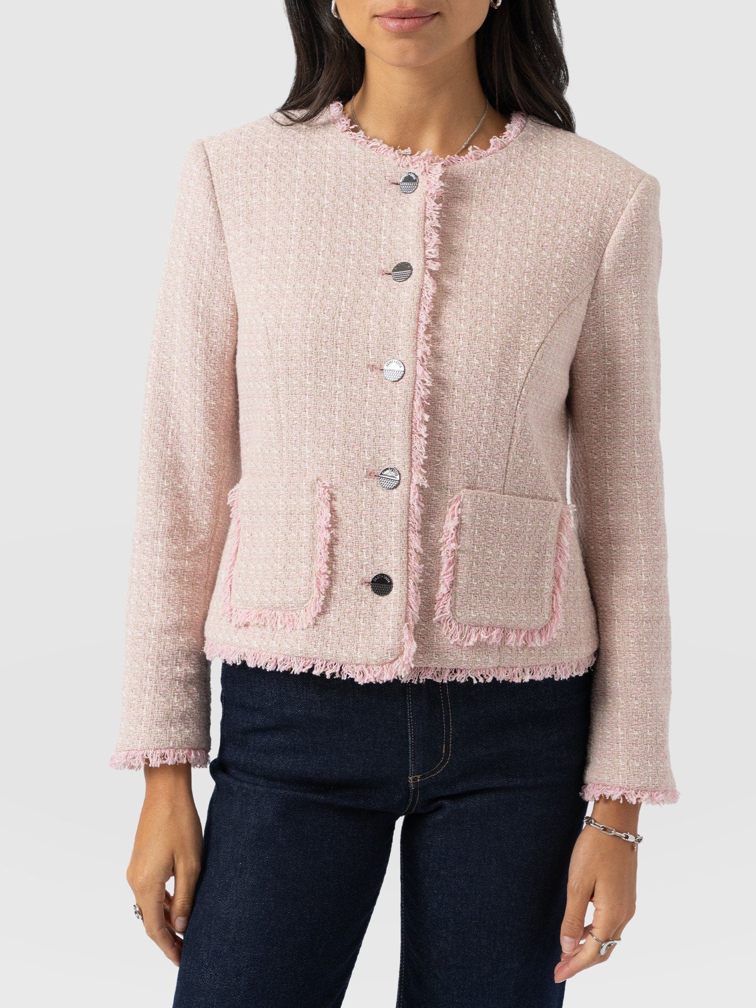 Ashby Jacket - Pale Pink - Women's Jackets | Saint + Sofia® EU