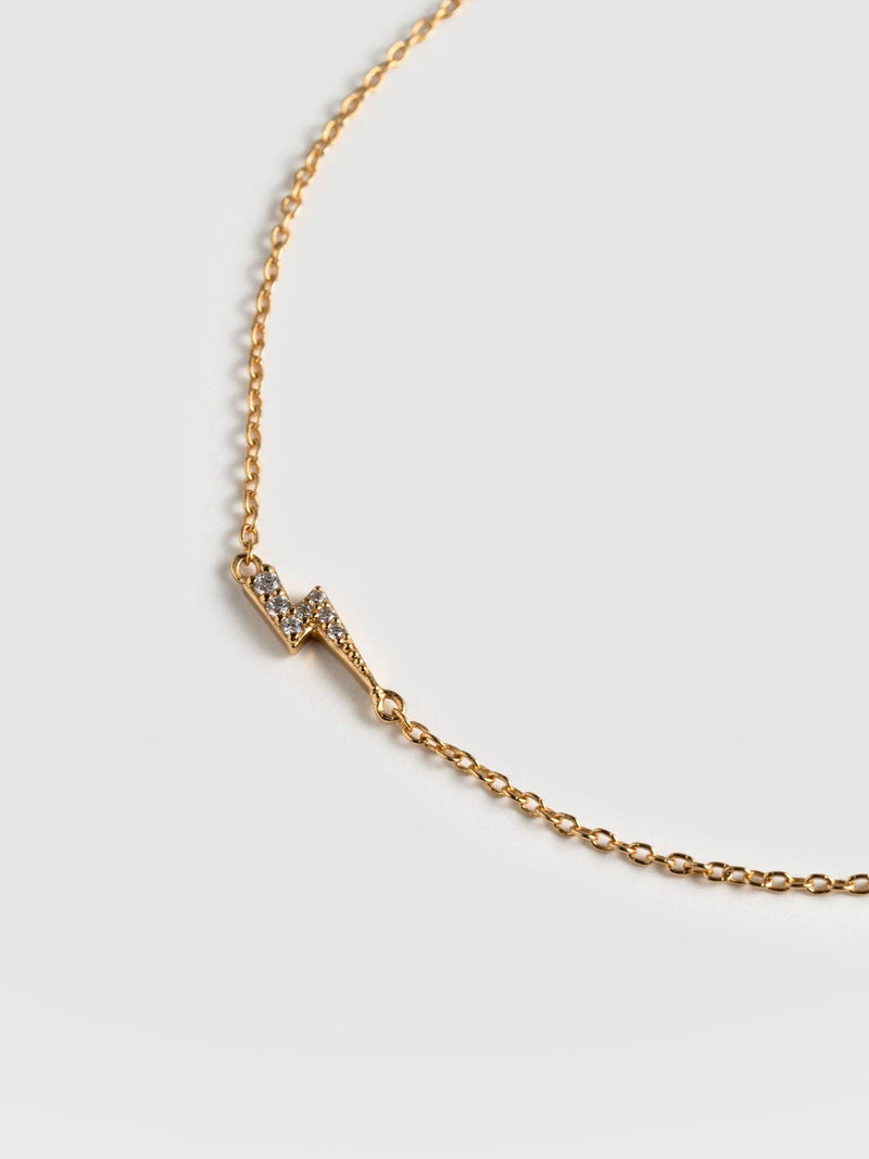 Astral Lightning Bracelet Gold - Women's Jewellery |  Saint + Sofia® EU