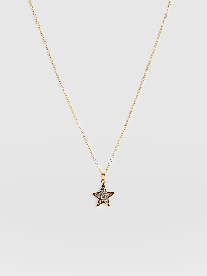 Astral Star Necklace Gold - Women's Jewellery |  Saint + Sofia® EU