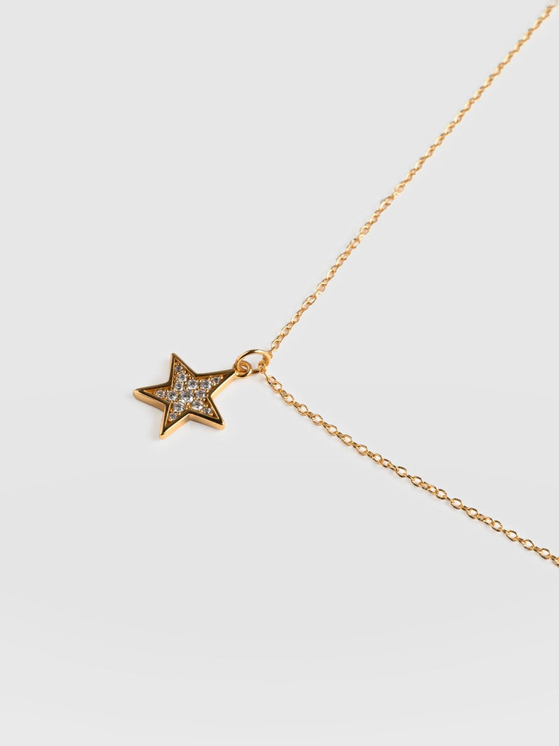 Astral Star Necklace Gold - Women's Jewellery |  Saint + Sofia® EU