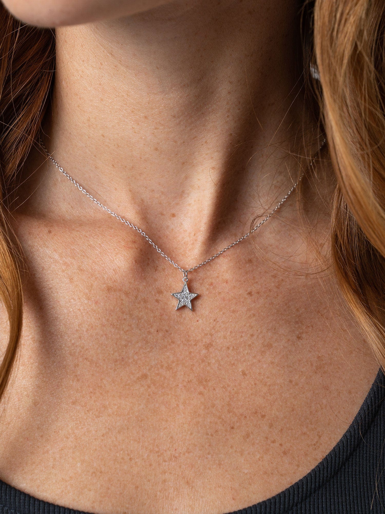 Astral Star Necklace Silver - Women's Jewellery |  Saint + Sofia® EU