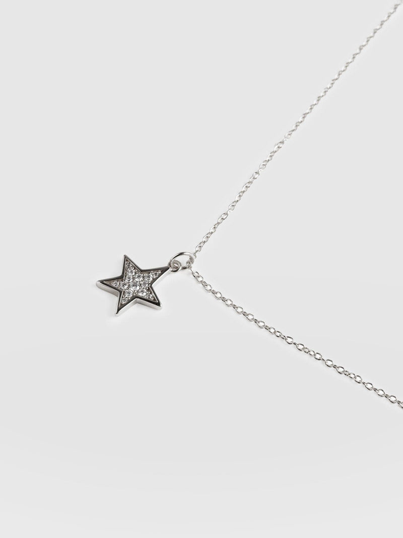Astral Star Necklace Silver - Women's Jewellery |  Saint + Sofia® EU