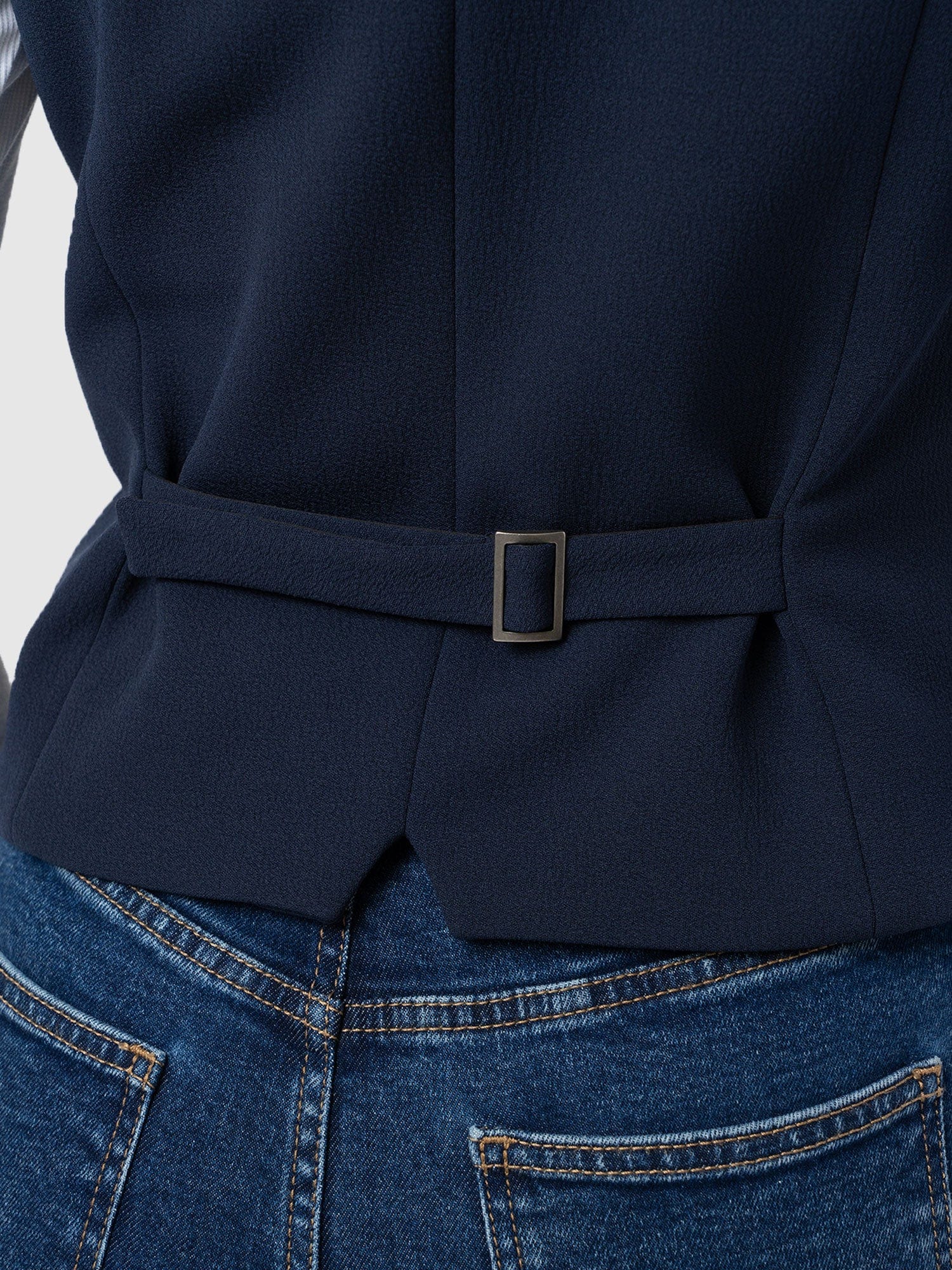 Astrid Waistcoat - Navy - Women's Jackets | Saint + Sofia? EU