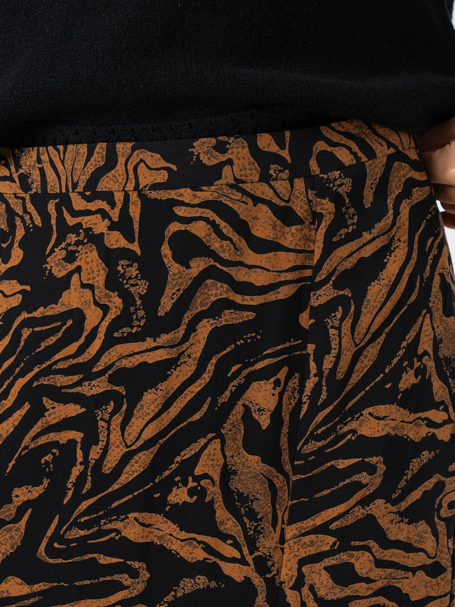 Audrey Skirt - Brown Zebra - Women's Skirts | Saint + Sofia® EU