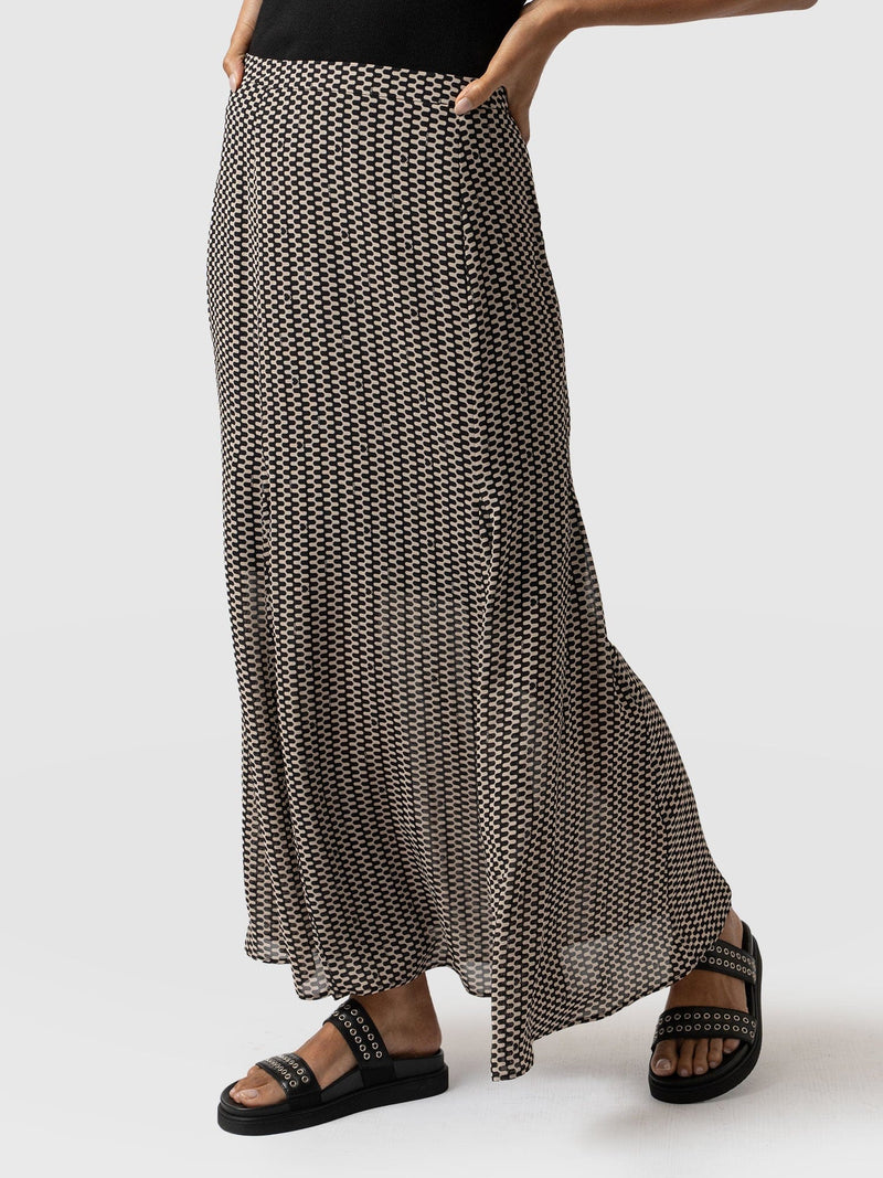 Audrey Skirt Monochrome Wave - Women's Skirts | Saint + Sofia® EU