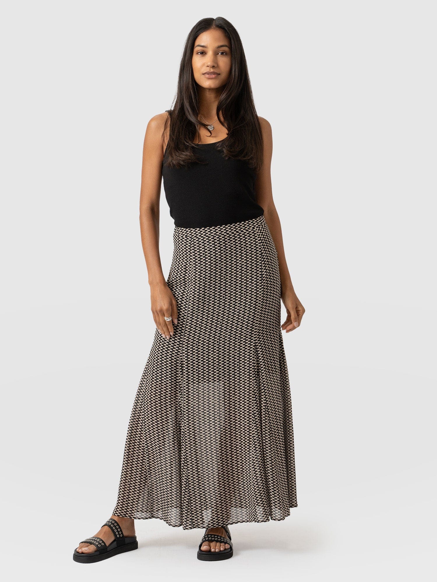 Audrey Skirt Monochrome Wave - Women's Skirts | Saint + Sofia® EU