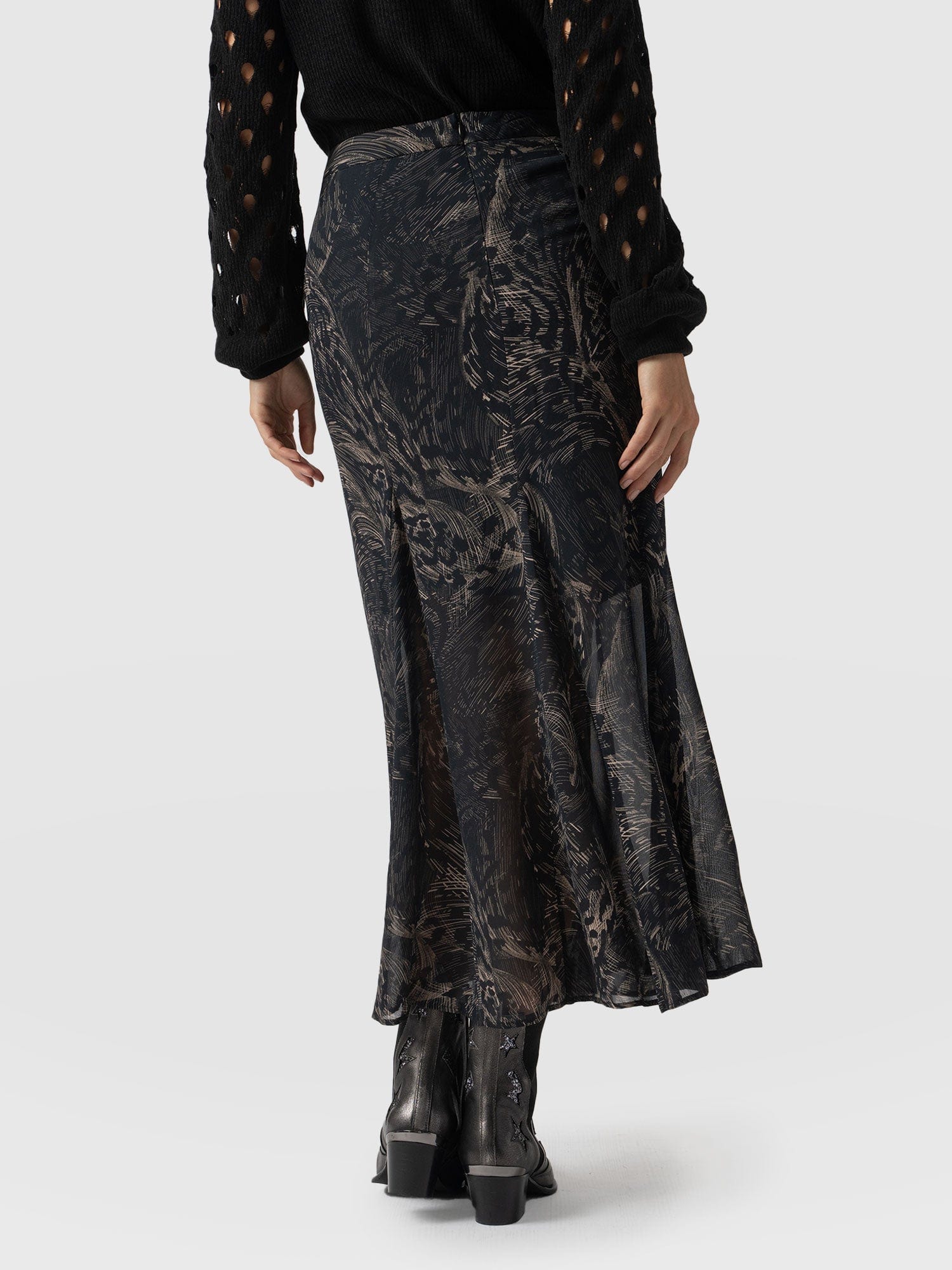 Audrey Skirt Spot Feather - Women's Skirts | Saint + Sofia® EU