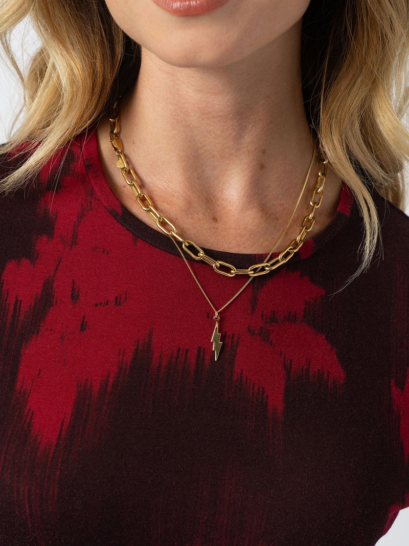 Austen Crew Neck Long Sleeve Tee - Pink Fade Floral - Women's T-shirts | Saint + Sofia® EU