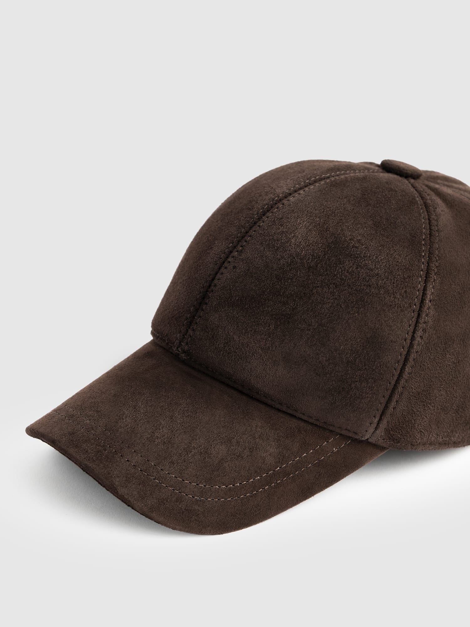 Avalon Baseball Cap - Chocolate Suede - Women's Scarves | Saint and Sofia® EU