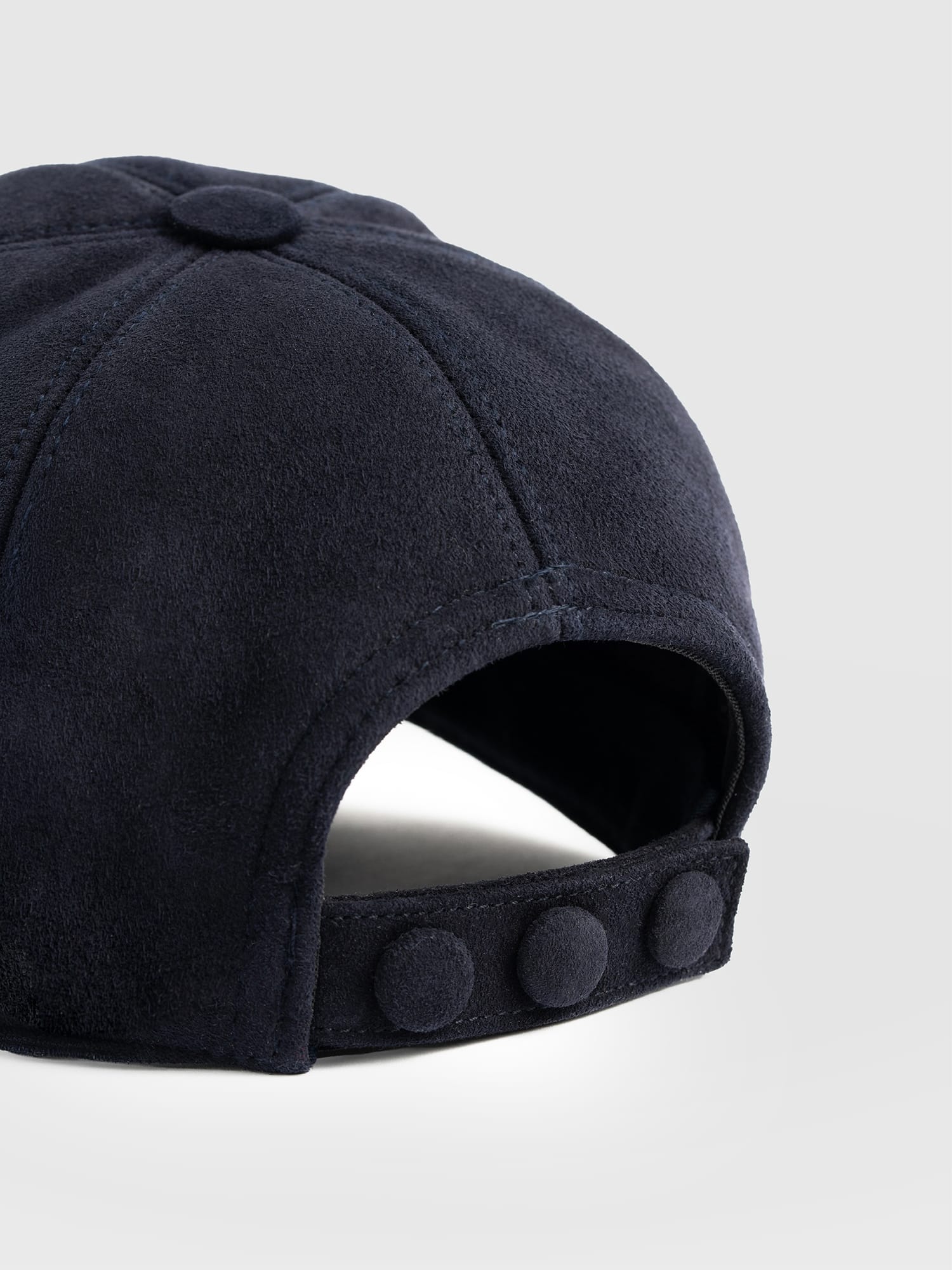 Avalon Baseball Cap - Navy Suede - Women's Scarves | Saint and Sofia® EU