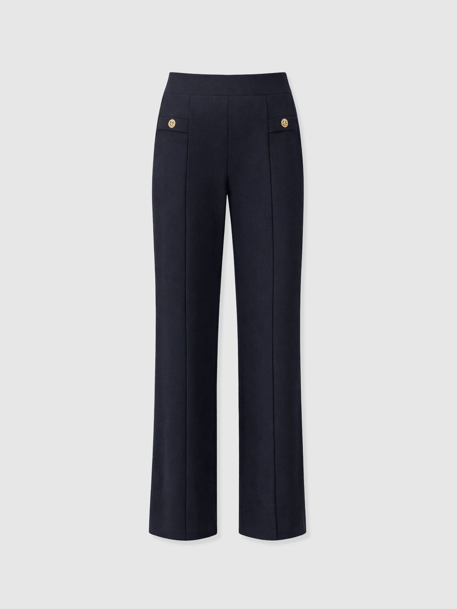 Averie Wide Leg Pant - Navy - Women's Trousers | Saint + Sofia® EU