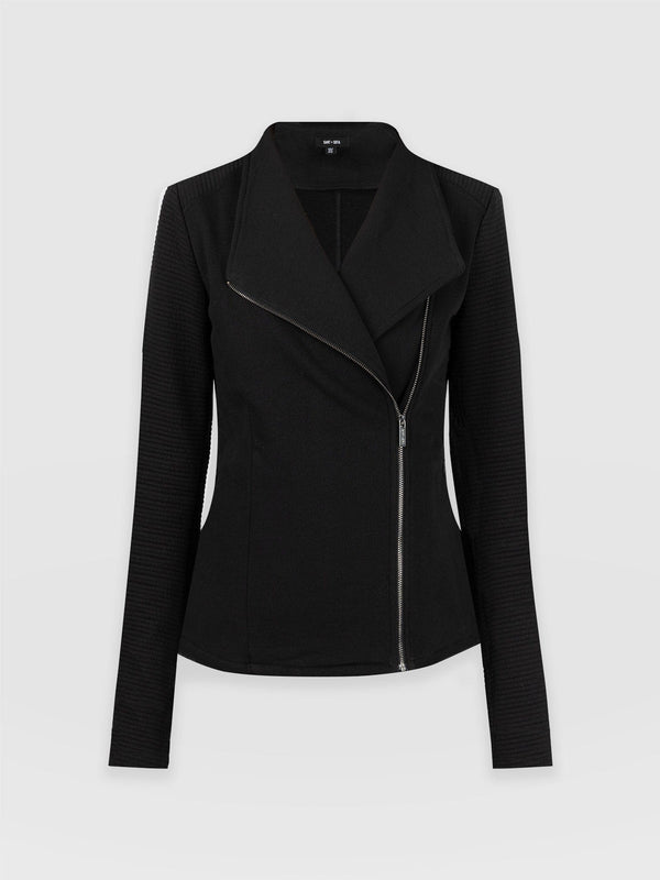 Axel Biker Jacket Black - Women's Leather Jackets | Saint + Sofia® EU