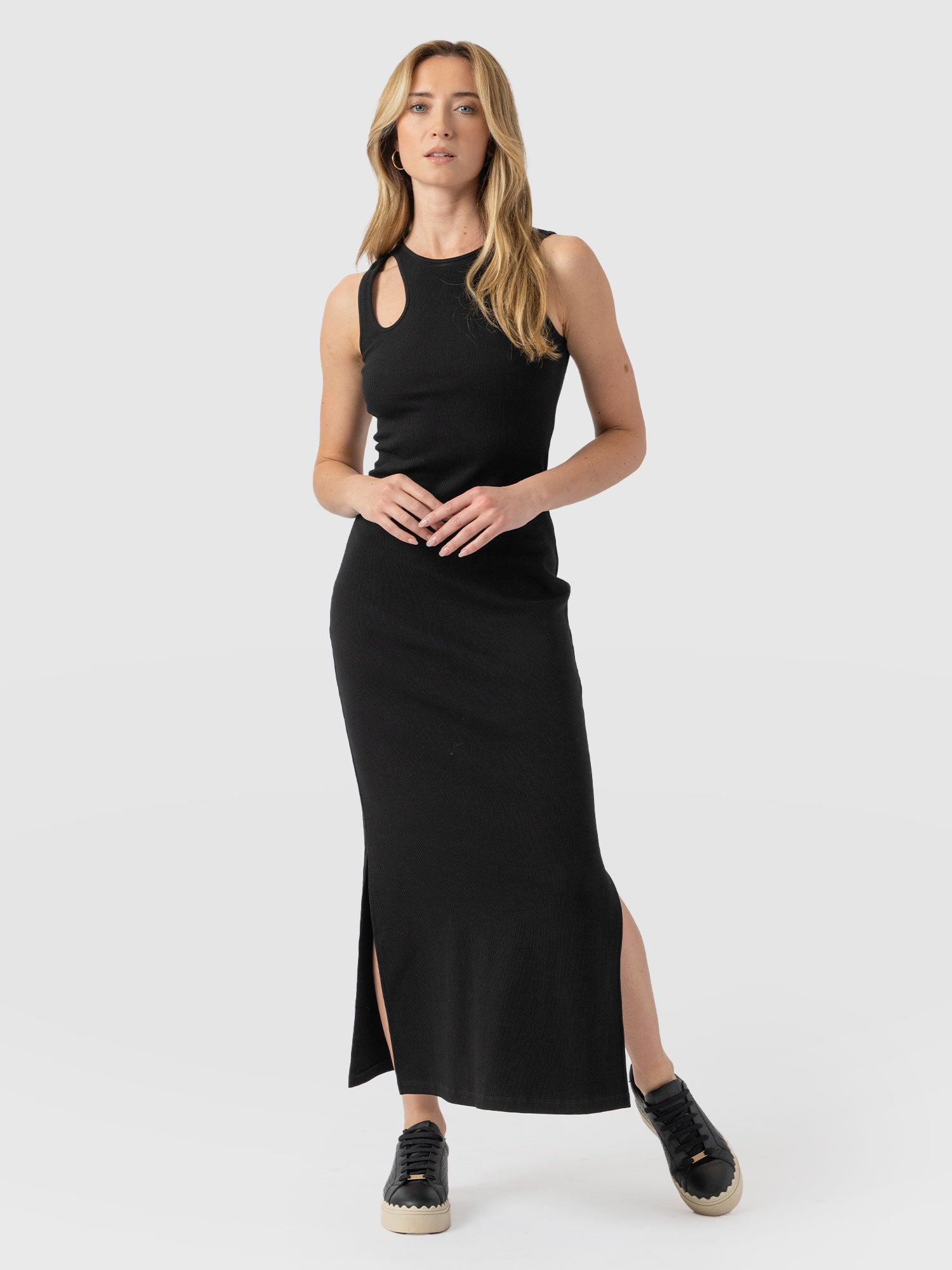 Axel Cut Out Dress - Black - Women's Dresss | Saint + Sofia® EU
