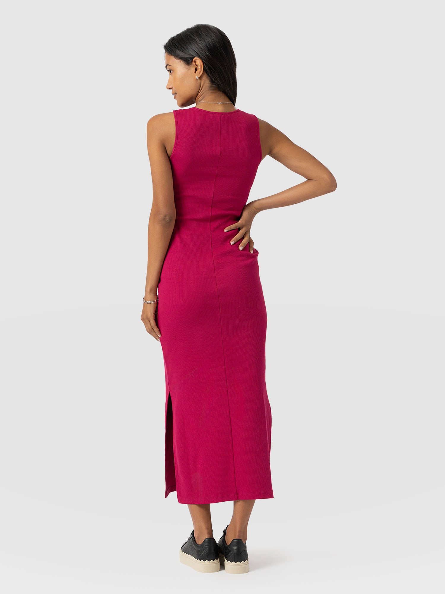 Axel Cut Out Dress - Fuchsia Pink - Women's Dresss | Saint + Sofia® EU
