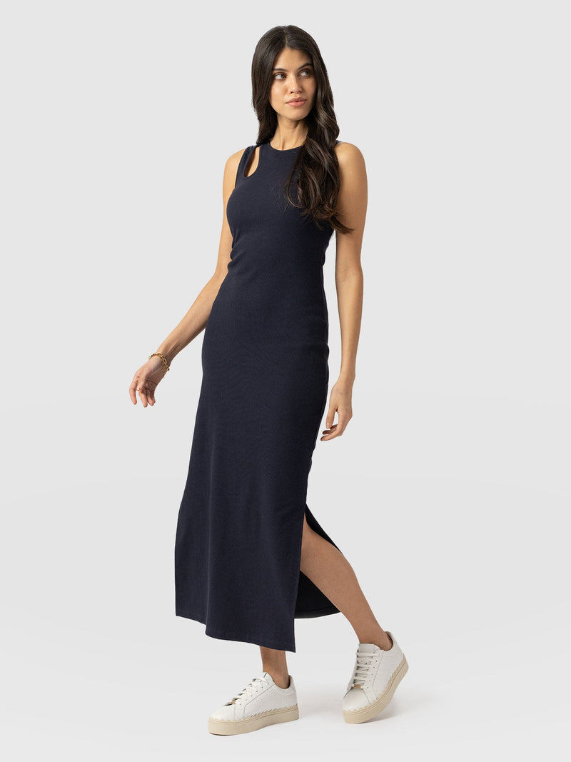 Axel Cut Out Dress - Navy