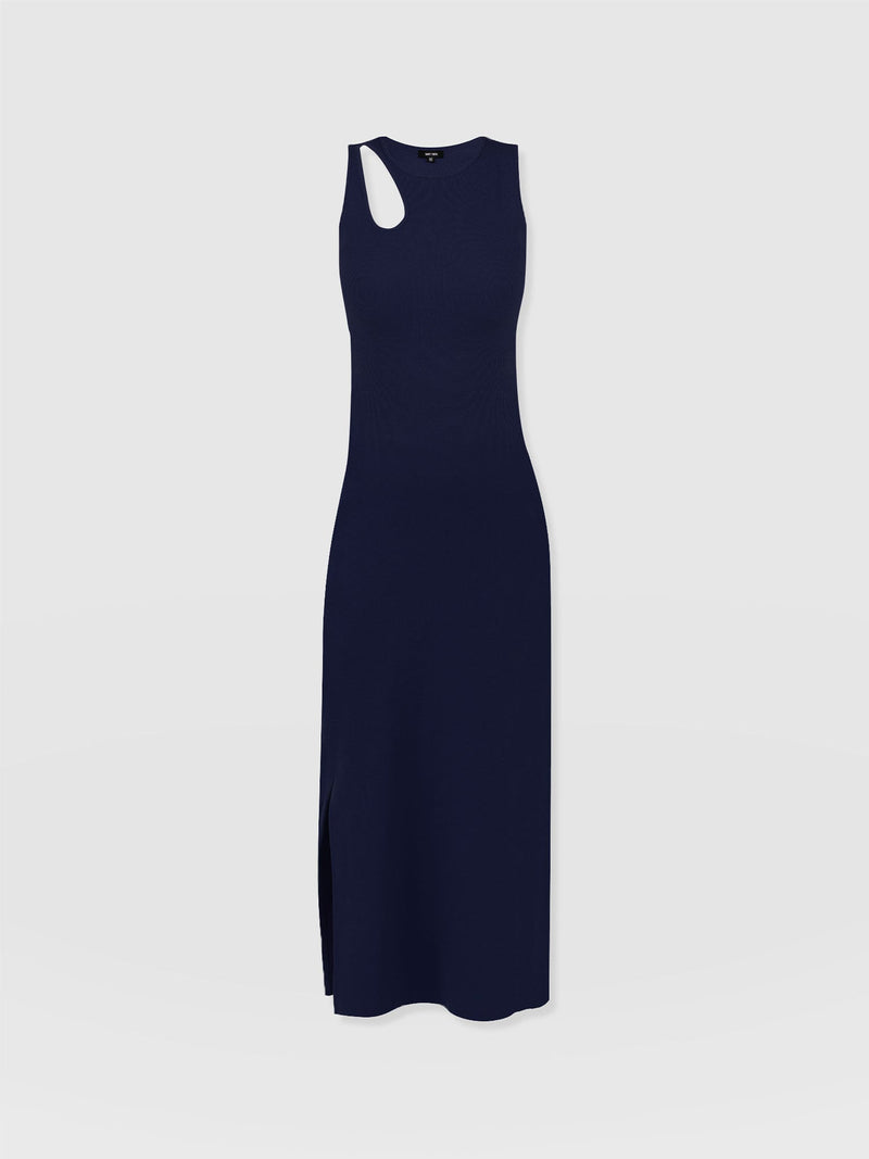 Axel Cut Out Dress Navy - Women's Dresses | Saint + Sofia® EU