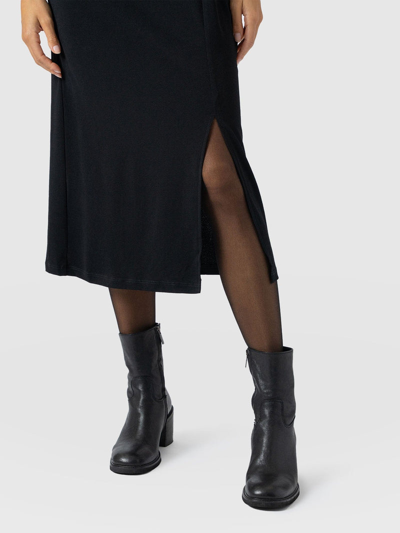 Bailey Knot Dress Black - Women's Dresses | Saint + Sofia® EU