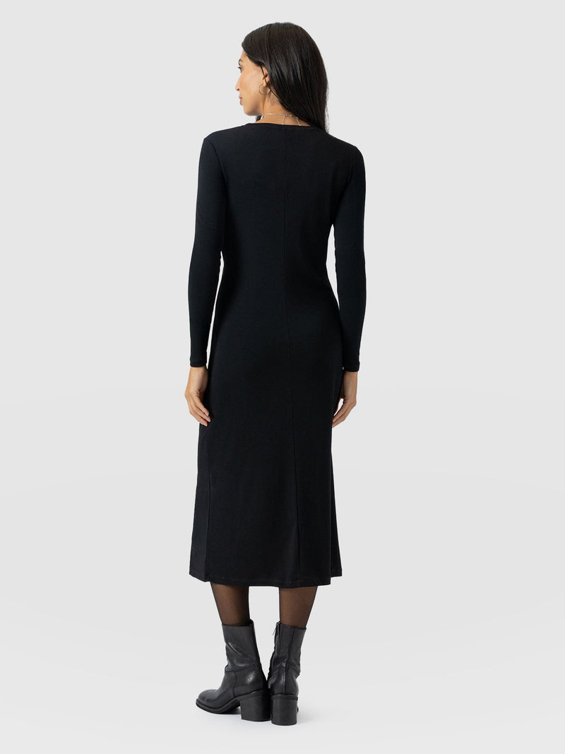 Bailey Knot Dress Black - Women's Dresses | Saint + Sofia® EU